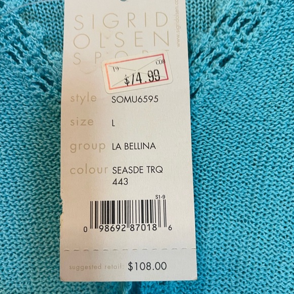 SOSport button up lightweight sweater - Picture 5 of 5